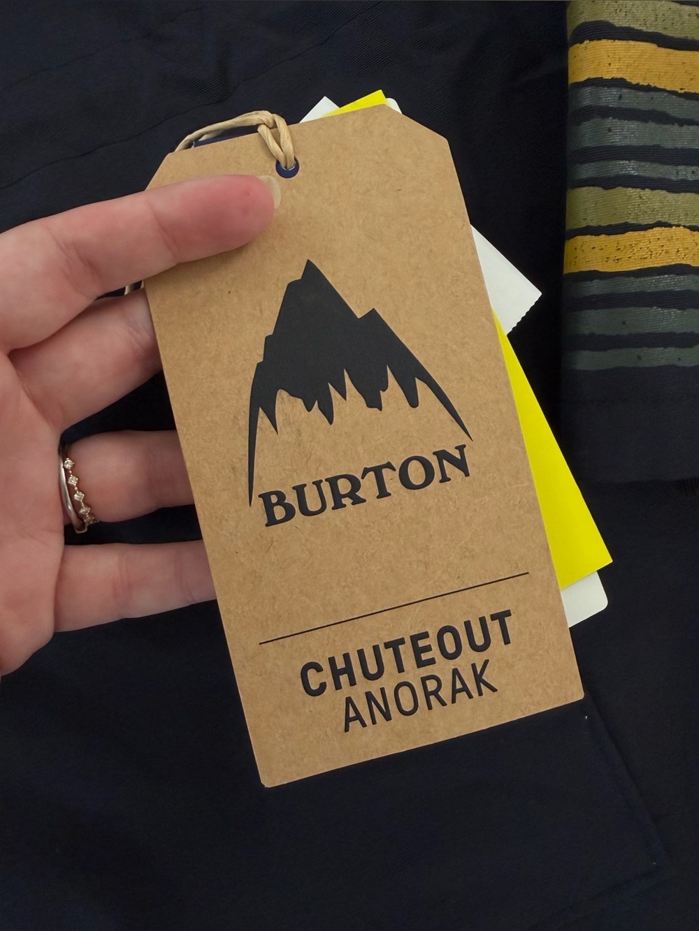 Burton Coat Womens Large Black Chuteout Anorak Pullover DryRide New - Picture 8 of 13